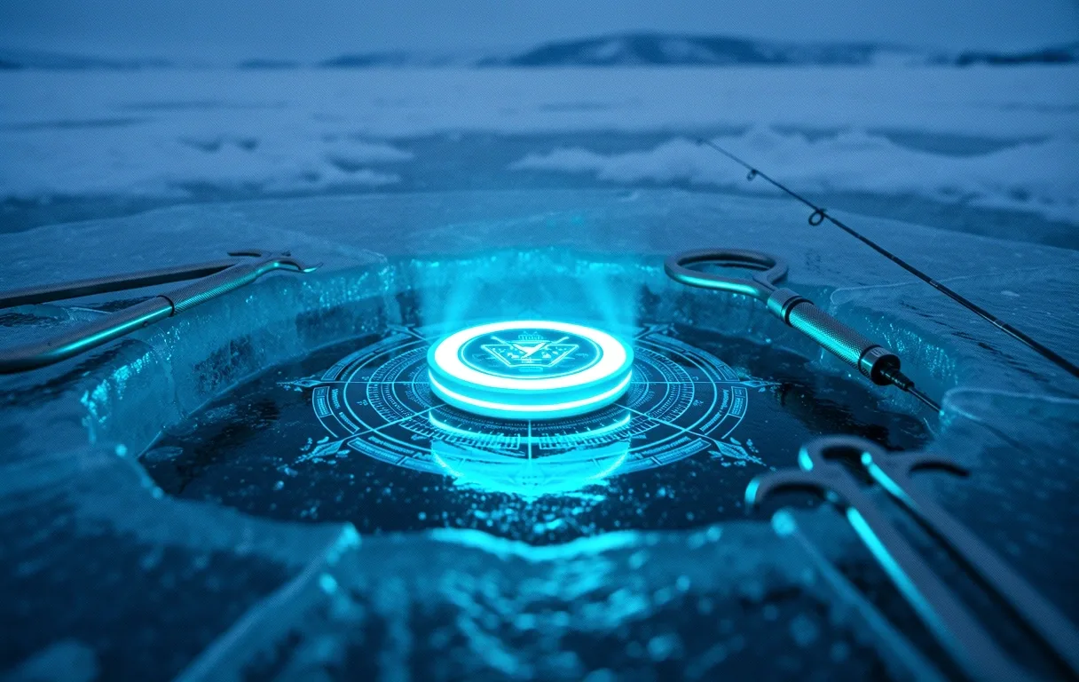 Arctic terrain background